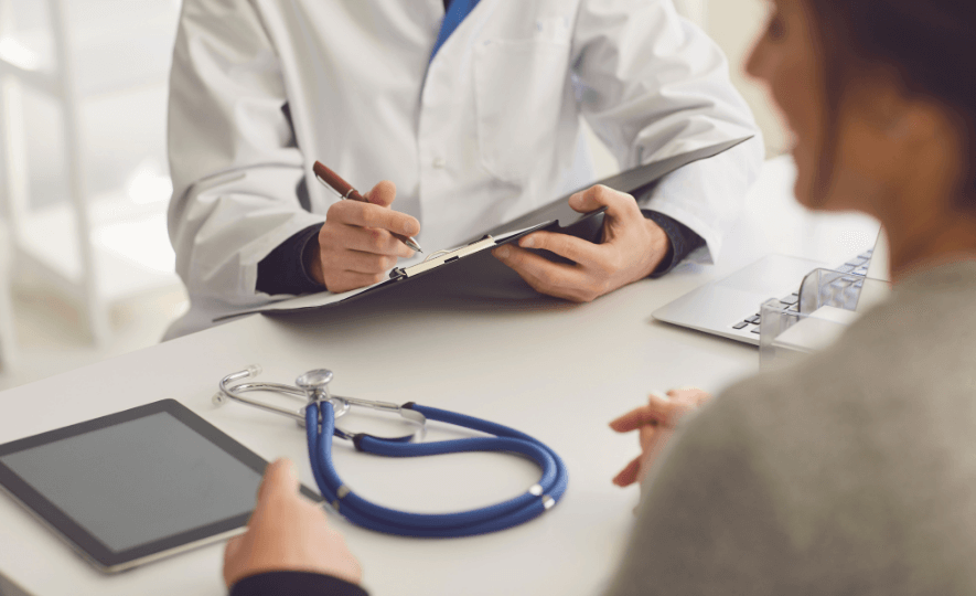 lääkärin vastaanotto